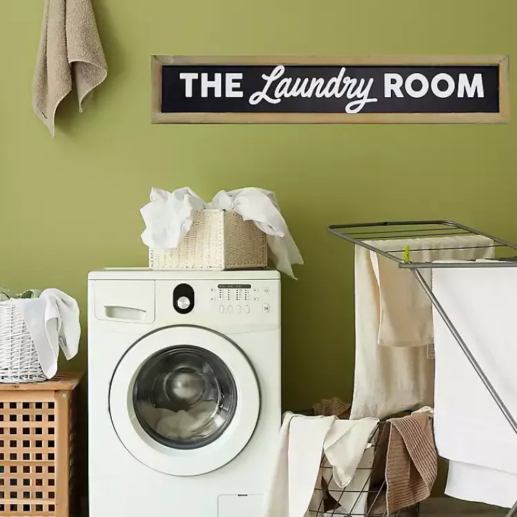 Wall Quotes & Signs-Kirklands Home The Laundry Room Framed Wall Sign
