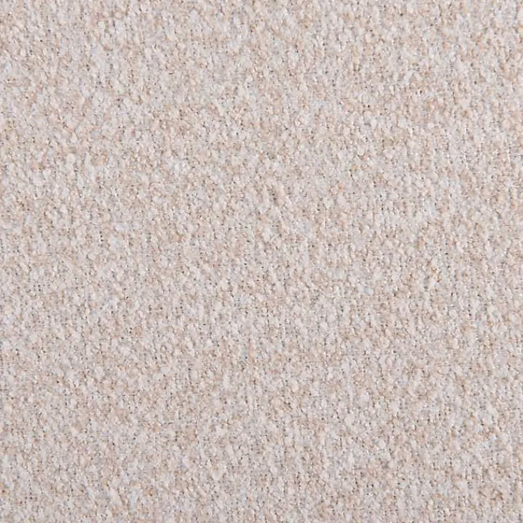 Benches & Ottomans-Kirklands Home Oatmeal Shearling Upholstered Storage Bench Tan