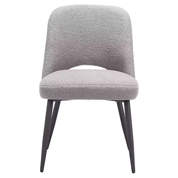 Dining Chairs-Kirklands Home Teddy Upholstered Dining Chairs, Set of 2 Gray