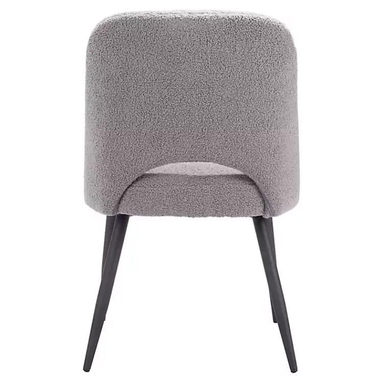 Dining Chairs-Kirklands Home Teddy Upholstered Dining Chairs, Set of 2 Gray
