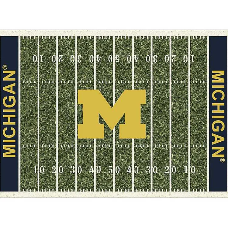 Area Rugs-Kirklands Home University of Michigan Homefield Area Rug, 6x8