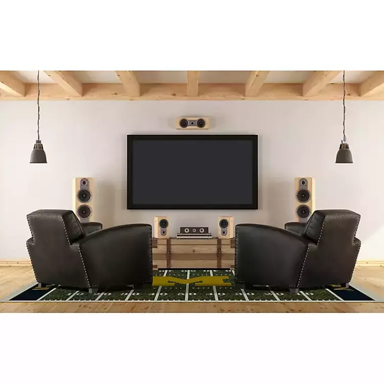 Area Rugs-Kirklands Home University of Michigan Homefield Area Rug, 6x8