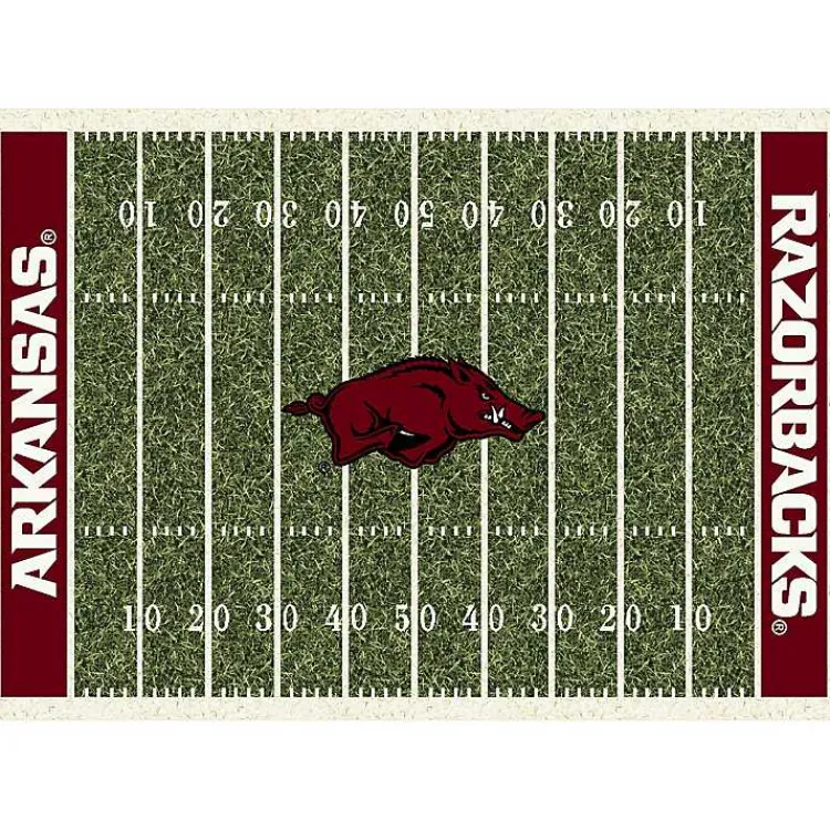 Area Rugs-Kirklands Home University of Arkansas Homefield Area Rug, 6x8