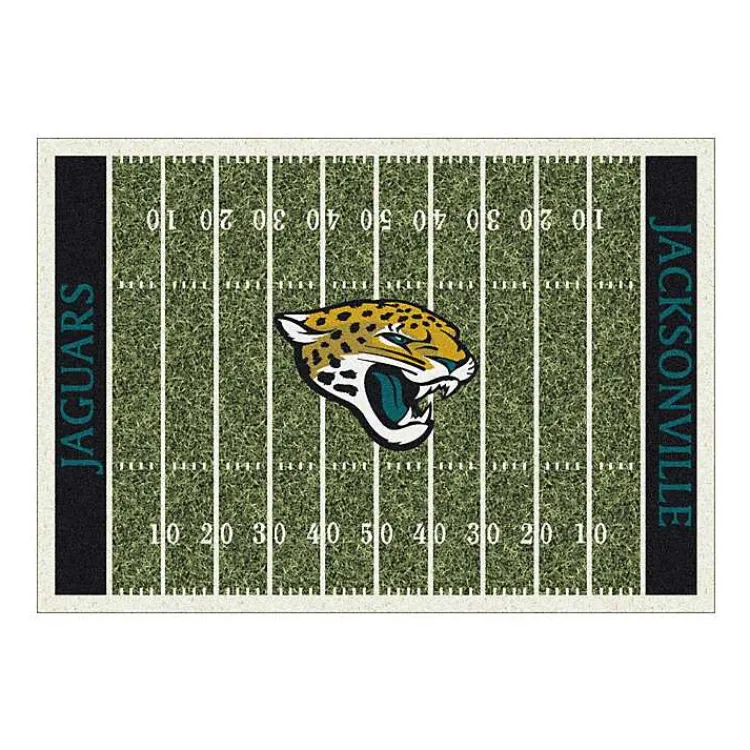 Area Rugs-Kirklands Home Jacksonville Jaguars Home Field Area Rug, 6x8