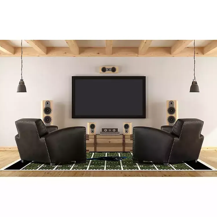 Area Rugs-Kirklands Home Carolina Panthers Home Field Area Rug, 6x8