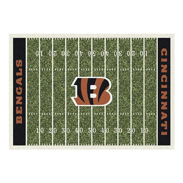 Area Rugs-Kirklands Home Cincinnati Bengals Home Field Area Rug, 6x8