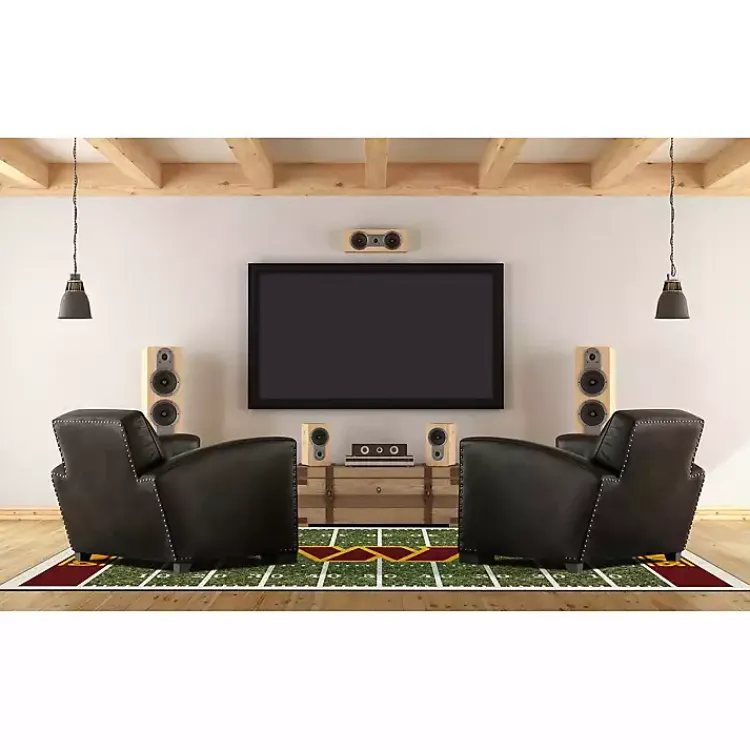 Area Rugs-Kirklands Home Washington Commanders Home Field Area Rug, 6x8