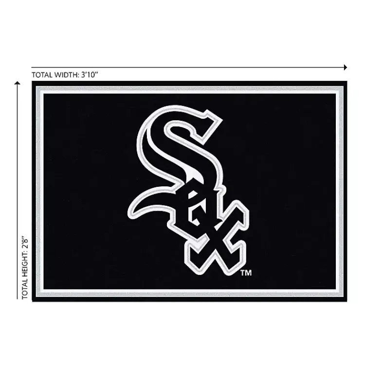 Area Rugs-Kirklands Home Chicago White Sox Spirit Rug, 3x4