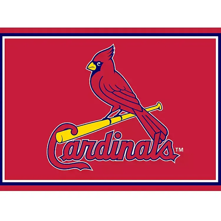 Area Rugs-Kirklands Home St. Louis Cardinals Spirit Rug, 3x4 Red