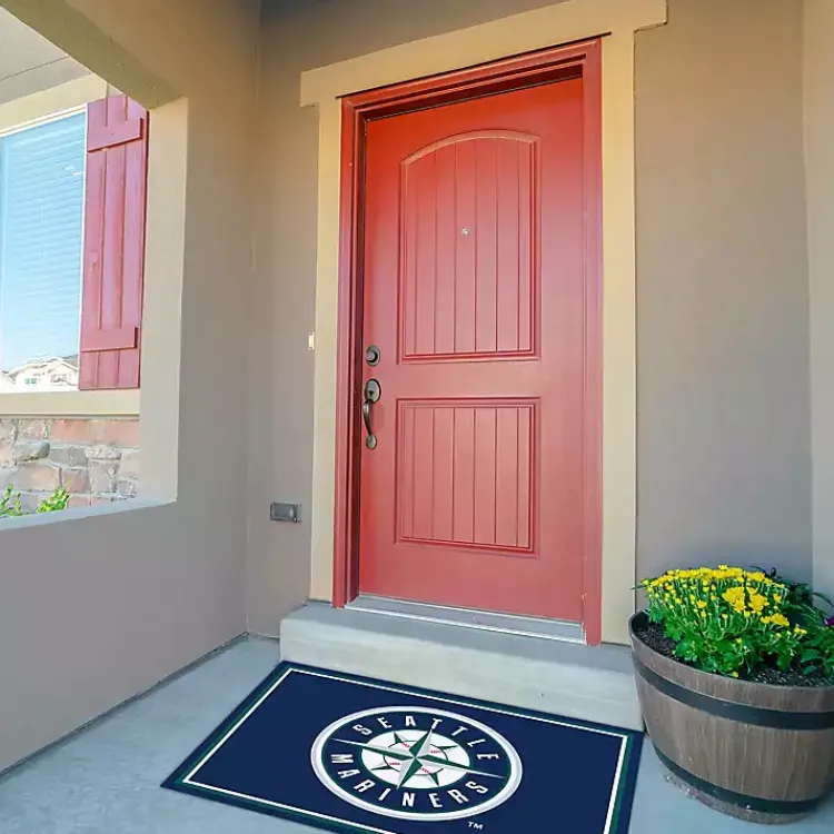 Area Rugs-Kirklands Home Seattle Mariners Spirit Rug, 3x4