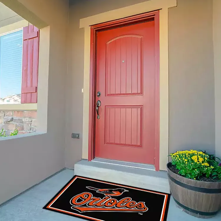 Area Rugs-Kirklands Home Baltimore Orioles Spirit Rug, 3x4