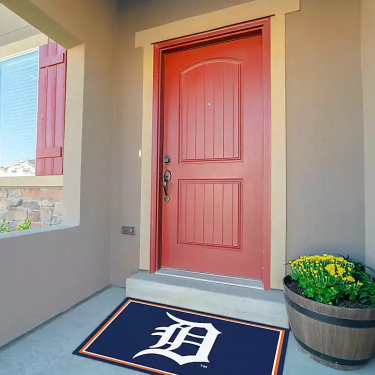 Area Rugs-Kirklands Home Detroit Tigers Spirit Rug, 3x4