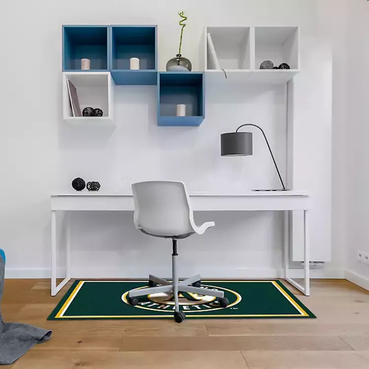 Area Rugs-Kirklands Home Oakland Athletics Spirit Rug, 3x4