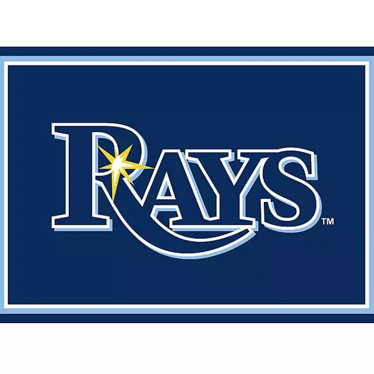 Area Rugs-Kirklands Home Tampa Bay Devil Rays Spirit Rug, 3x4 Blue