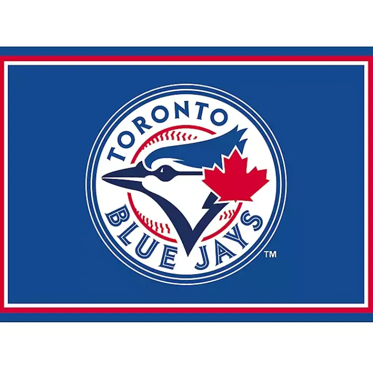 Area Rugs-Kirklands Home Toronto Blue Jays Spirit Rug, 3x4