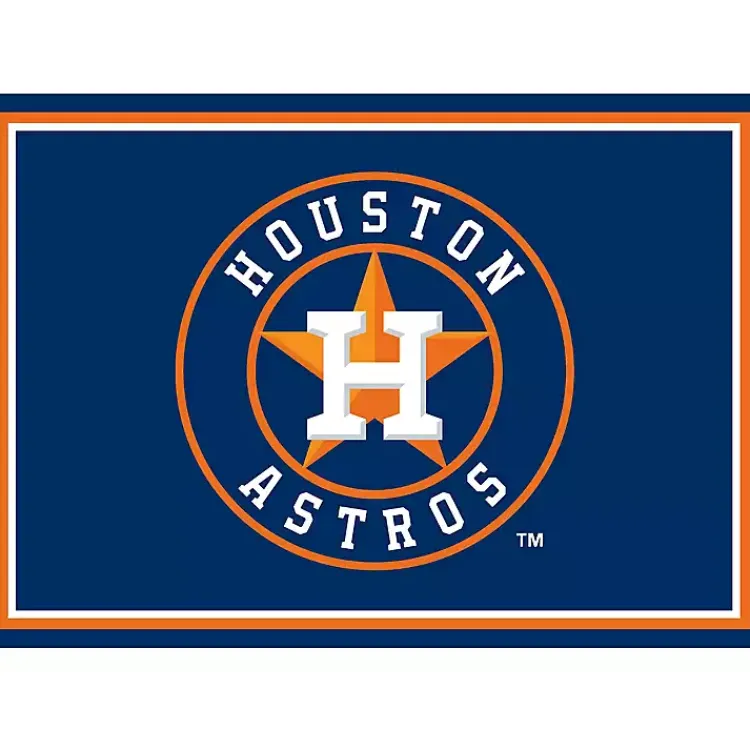 Area Rugs-Kirklands Home Houston Astros Spirit Rug, 3x4