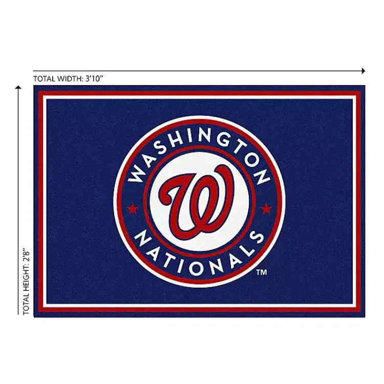 Area Rugs-Kirklands Home Washington Nationals Spirit Rug, 3x4
