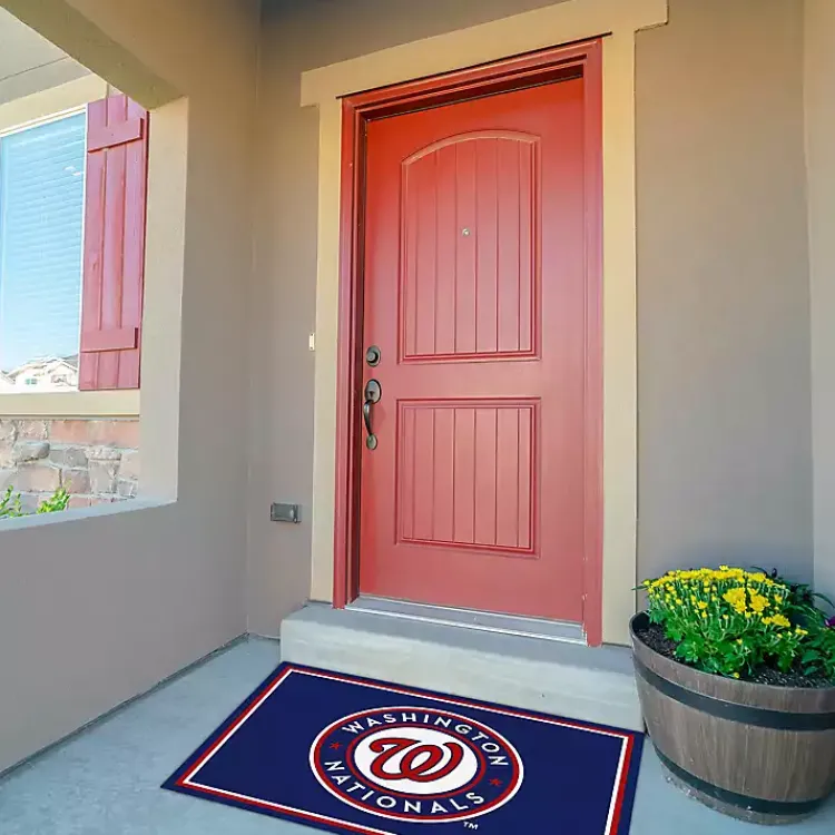 Area Rugs-Kirklands Home Washington Nationals Spirit Rug, 3x4
