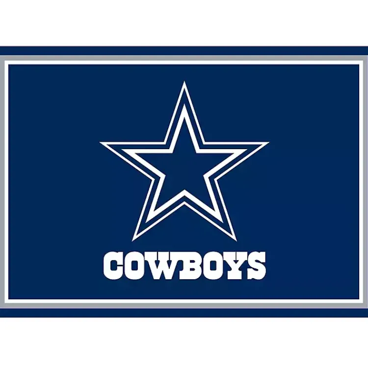 Area Rugs-Kirklands Home Dallas Cowboys Area Rug, 3x4 Blue