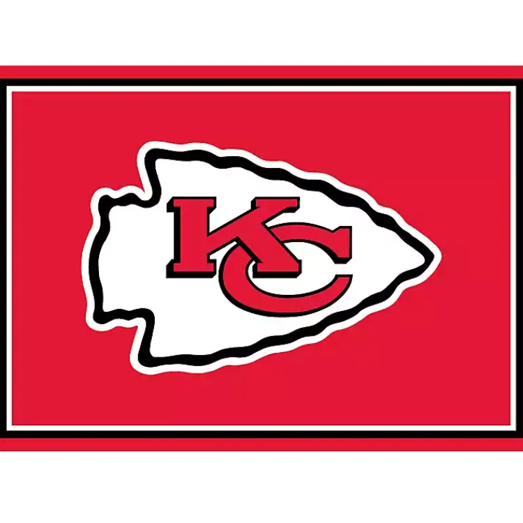 Area Rugs-Kirklands Home Kansas City Chiefs Area Rug, 3x4 Red