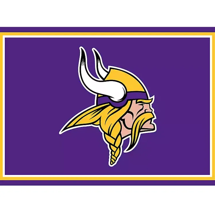 Area Rugs-Kirklands Home Minnesota Vikings Area Rug, 3x4 Purple