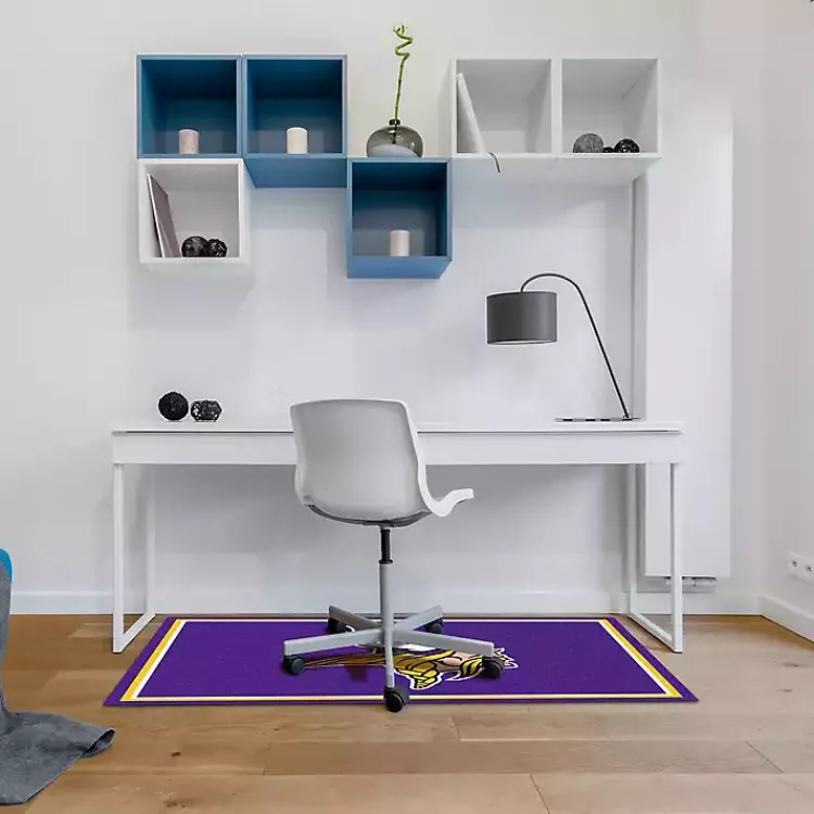 Area Rugs-Kirklands Home Minnesota Vikings Area Rug, 3x4 Purple