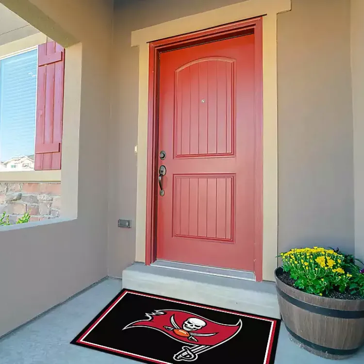 Area Rugs-Kirklands Home Tampa Bay Buccaneers Area Rug, 3x4