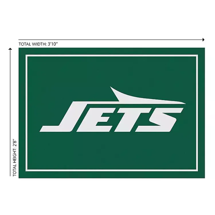Area Rugs-Kirklands Home New York Jets Area Rug, 3x4 Green