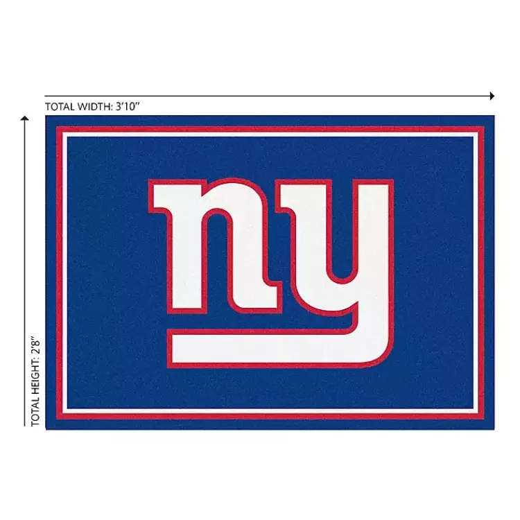 Area Rugs-Kirklands Home New York Giants Area Rug, 3x4 Blue