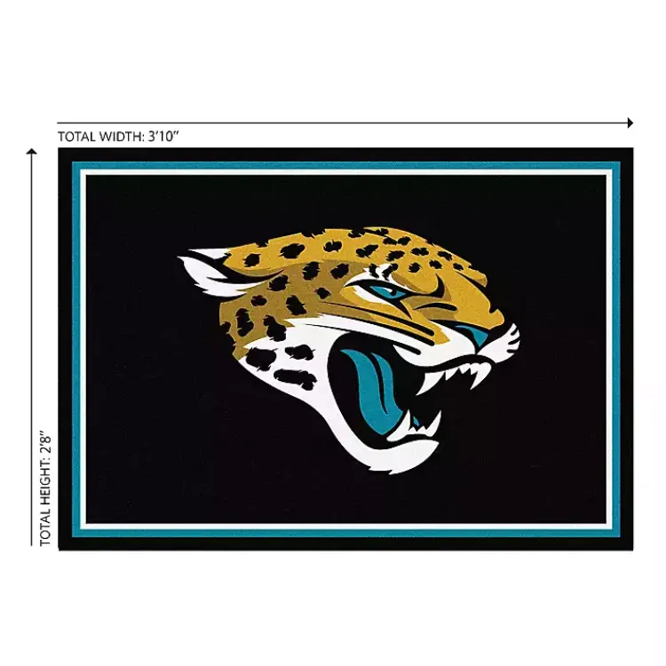 Area Rugs-Kirklands Home Jacksonville Jaguars Area Rug, 3x4