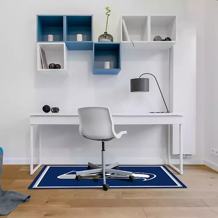 Area Rugs-Kirklands Home Seattle Seahawks Area Rug, 3x4 Blue