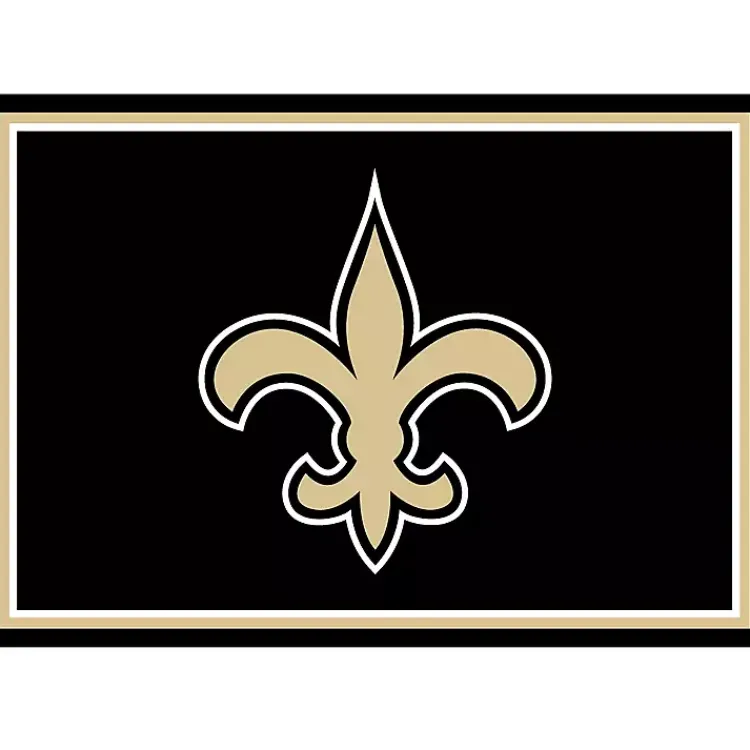 Area Rugs-Kirklands Home New Orleans Saints Area Rug, 3x4