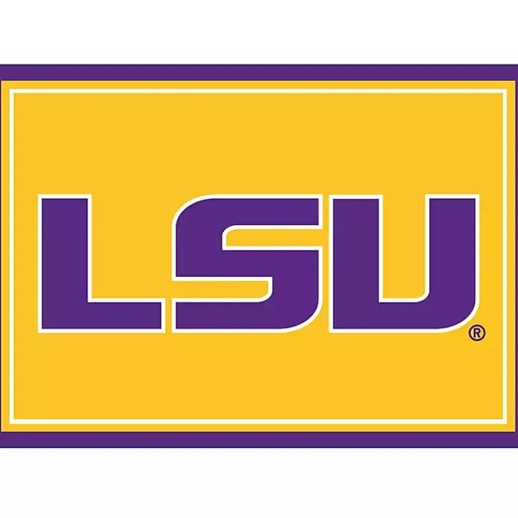 Area Rugs-Kirklands Home Louisiana State University Area Rug, 3x4