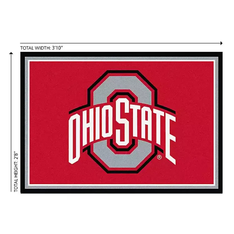 Area Rugs-Kirklands Home Ohio State University Area Rug, 3x4