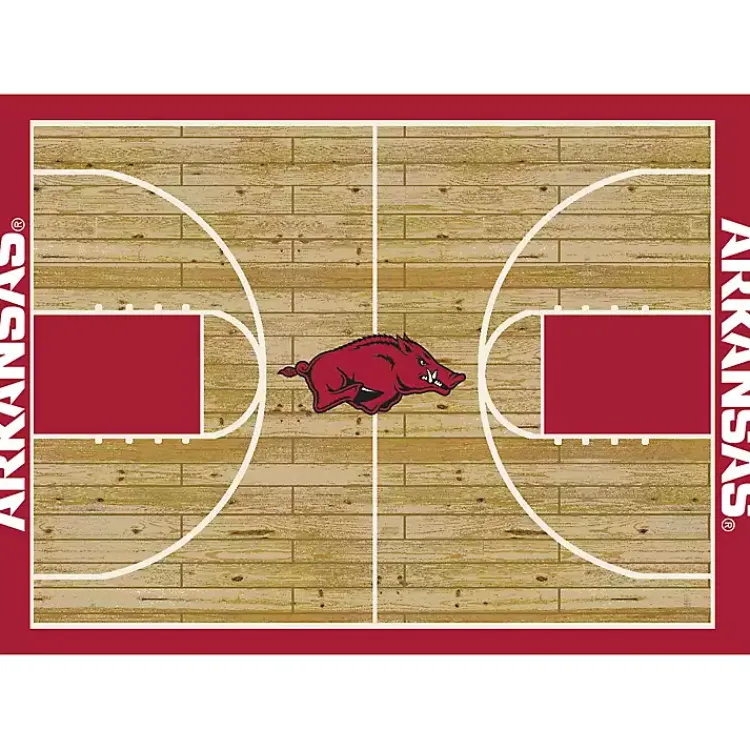 Area Rugs-Kirklands Home University of Arkansas Courtside Area Rug, 4x6