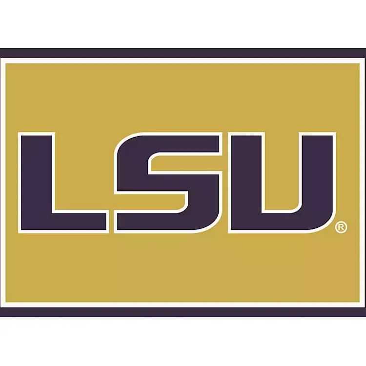 Area Rugs-Kirklands Home Louisiana State University Area Rug, 4x6