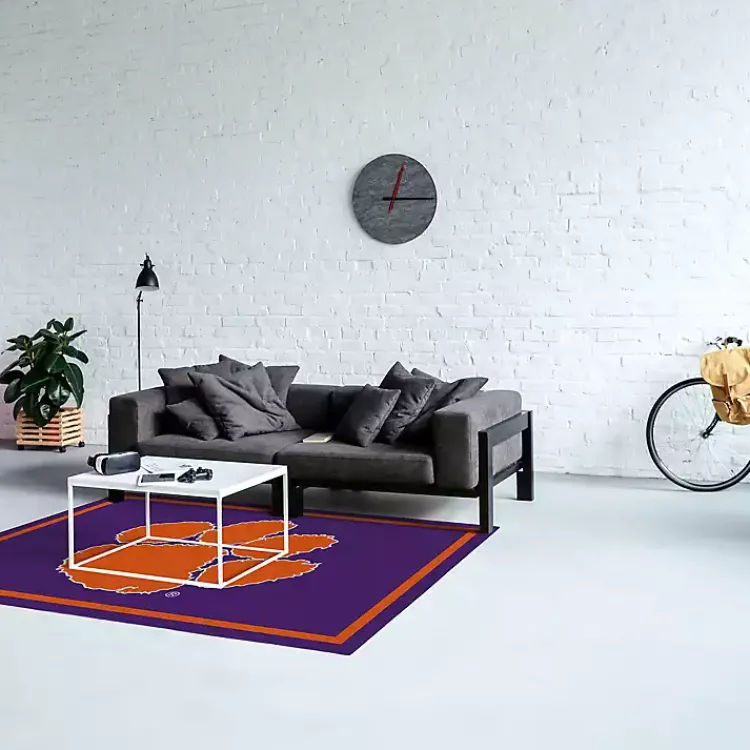 Area Rugs-Kirklands Home Clemson University Area Rug, 4x6