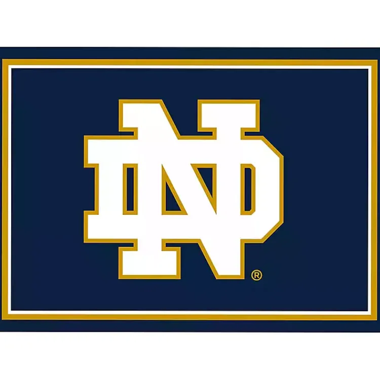 Area Rugs-Kirklands Home Notre Dame University Area Rug, 4x6