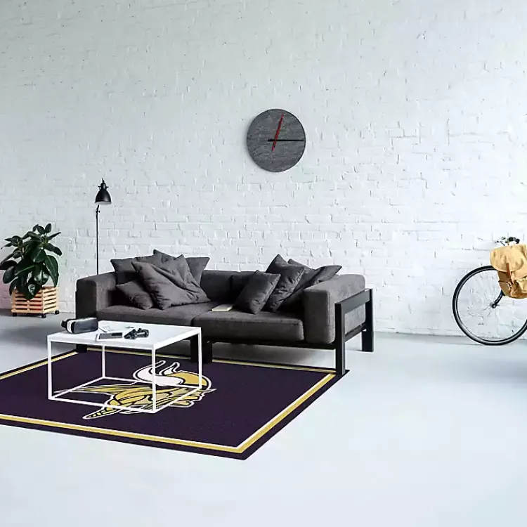 Area Rugs-Kirklands Home Minnesota Vikings Area Rug, 4x6 Purple