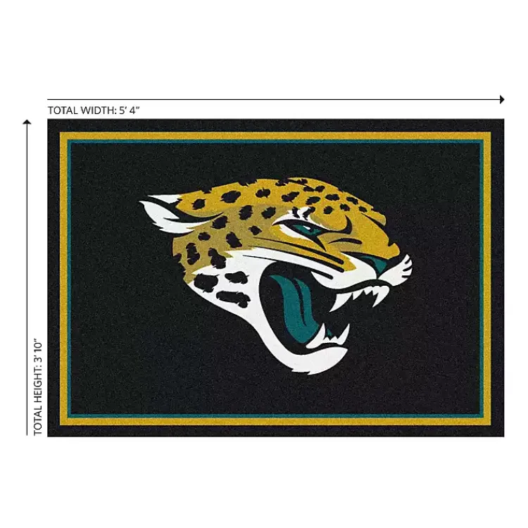 Area Rugs-Kirklands Home Jacksonville Jaguars Area Rug, 4x6
