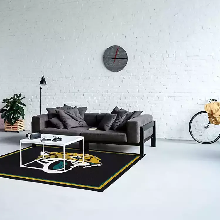 Area Rugs-Kirklands Home Jacksonville Jaguars Area Rug, 4x6