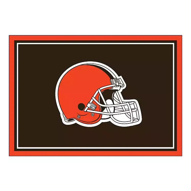 Area Rugs-Kirklands Home Cleveland Browns Area Rug, 4x6
