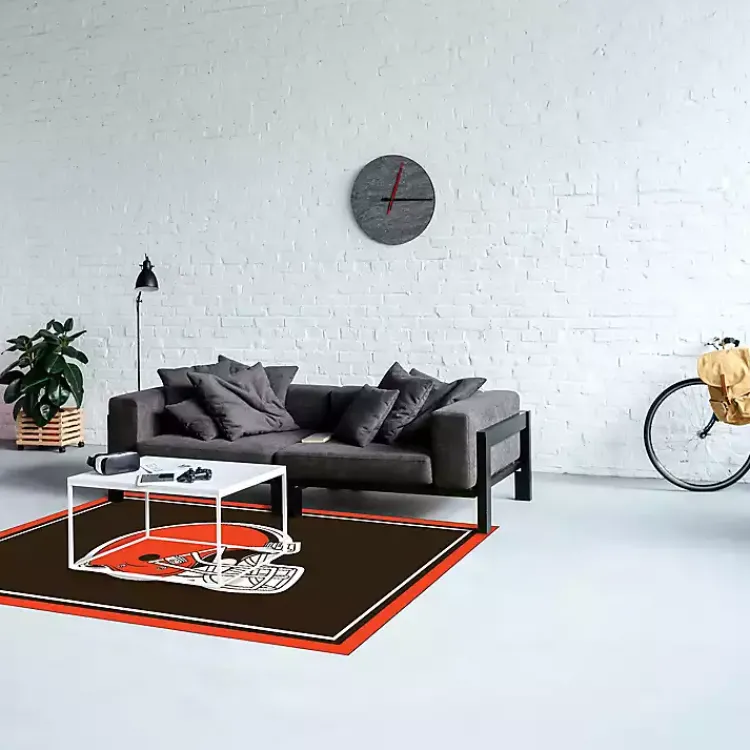 Area Rugs-Kirklands Home Cleveland Browns Area Rug, 4x6