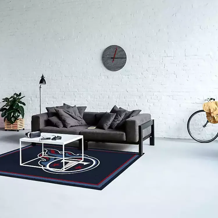 Area Rugs-Kirklands Home Tennessee Titans Area Rug, 4x6 Blue