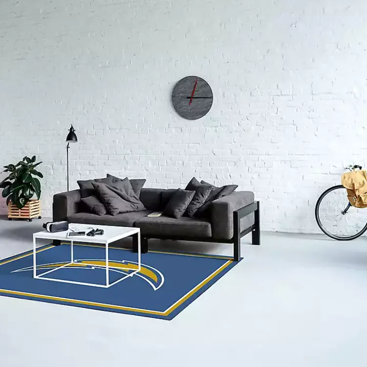 Area Rugs-Kirklands Home Los Angeles Chargers Area Rug, 4x6