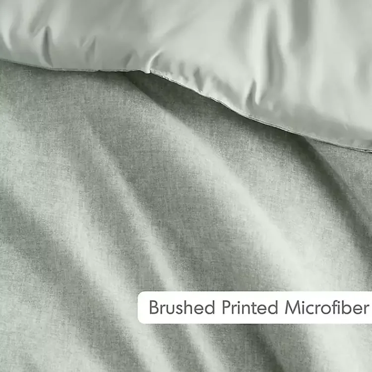 Comforters-Kirklands Home Chambray 3-pc. King Comforter Set Green