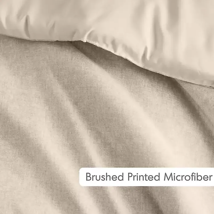 Comforters-Kirklands Home Cream Chambray 2-pc. Twin/Twin XL Comforter Set Ivory