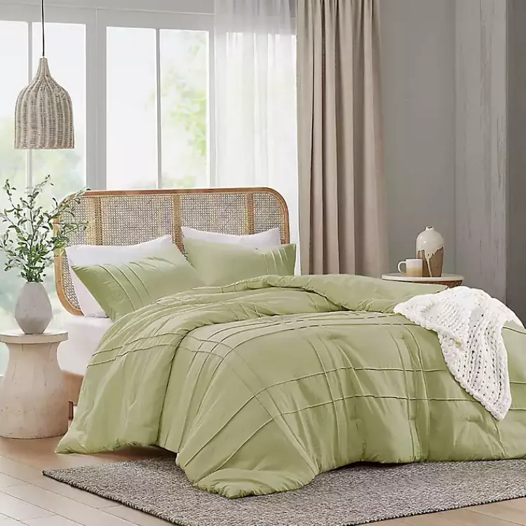 Comforters-Kirklands Home Porter 3-pc. King Comforter Set Green