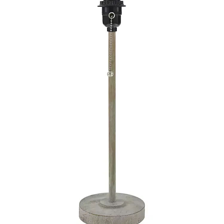 Table Lamps-Kirklands Home Sirocco Table Lamp with Rattan Shade Gray