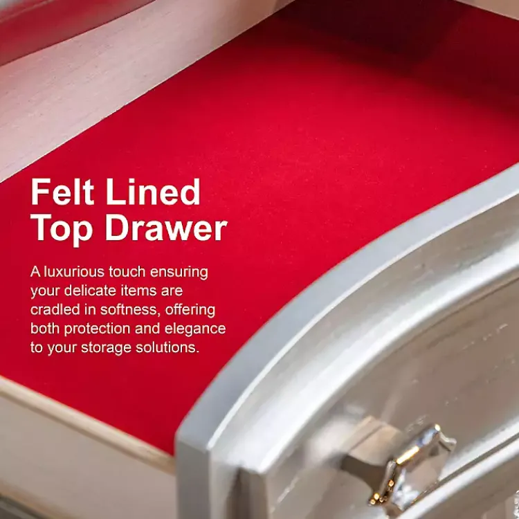 Coffee Tables-Kirklands Home Antique Wood 4-Drawer Heather Coffee Table White